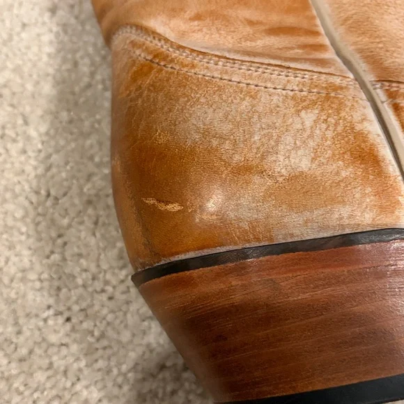 EUC Cleo + Wolf Ivy Western Boots  Leather Womens Size 7B In Tan Msrp $230 - Picture 8 of 10